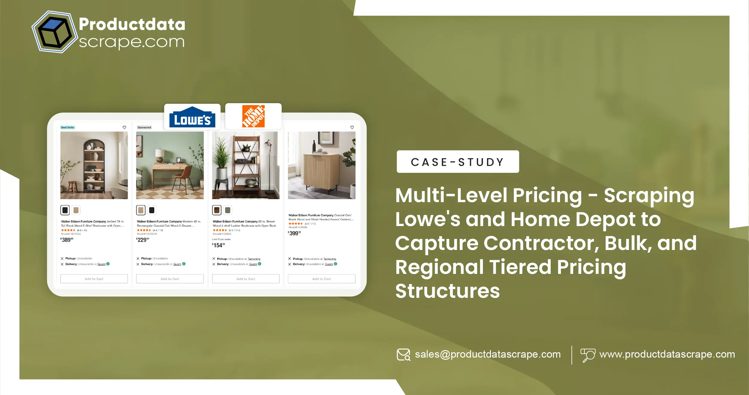 Multi-Level Pricing Scraping Lowe's and Home Depot to Capture